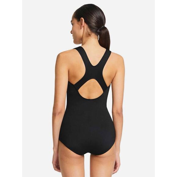 BALEAF Women's 42 Black Racerback One Piece Training Swimwear Bathing Suit 2XL - Picture 2 of 9